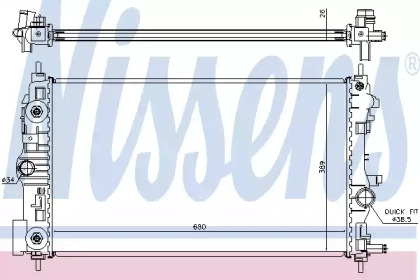 Теплообменник NISSENS 630723