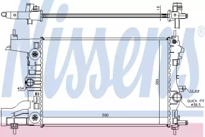 Теплообменник NISSENS 630729