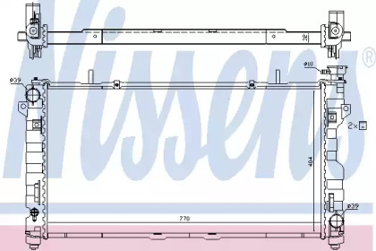 Теплообменник NISSENS 61025