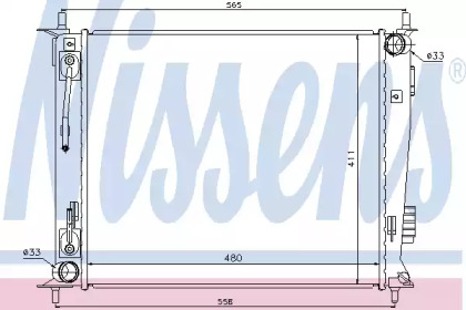 Теплообменник NISSENS 66730