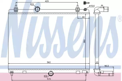 Теплообменник NISSENS 636009