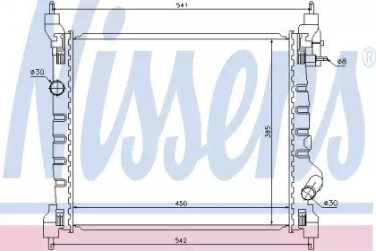 Теплообменник NISSENS 61679