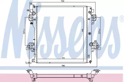 Теплообменник NISSENS 646824