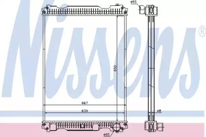 Теплообменник NISSENS 633350