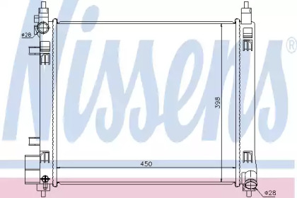 Теплообменник NISSENS 68720