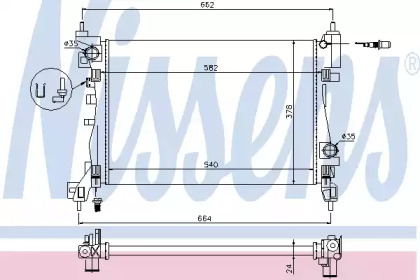 Теплообменник NISSENS 630743