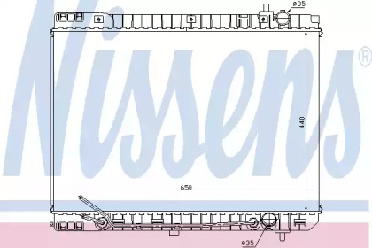 Теплообменник NISSENS 66759