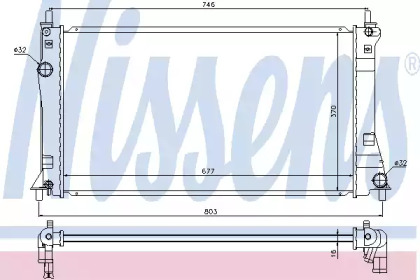 Теплообменник NISSENS 68528