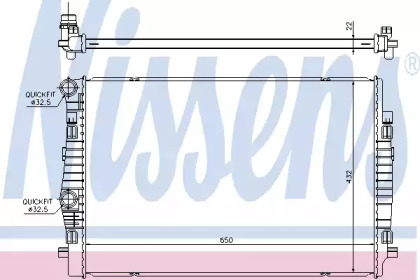 Теплообменник NISSENS 65304