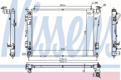 Теплообменник NISSENS 675012