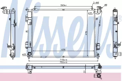 Теплообменник NISSENS 66783