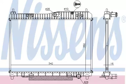 Теплообменник NISSENS 66859