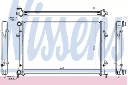 Теплообменник NISSENS 65307