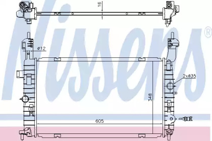 Теплообменник NISSENS 630747