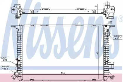 Теплообменник NISSENS 60326