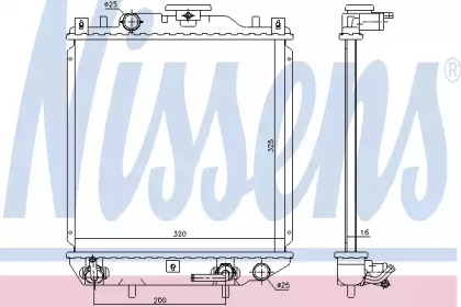 Теплообменник NISSENS 69405