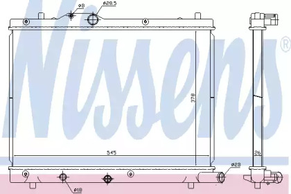 Теплообменник NISSENS 69404