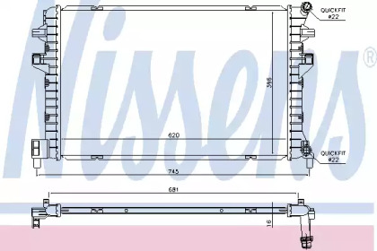 Теплообменник NISSENS 65306