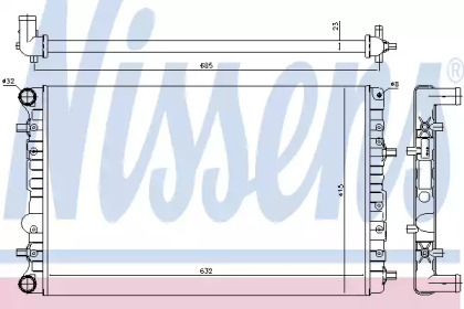 Теплообменник NISSENS 65326