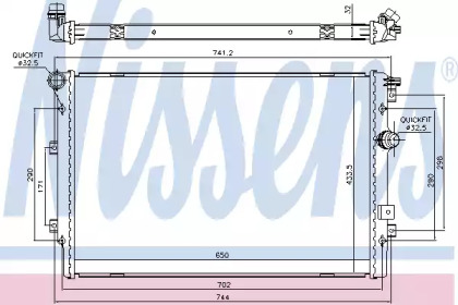 Теплообменник NISSENS 65330