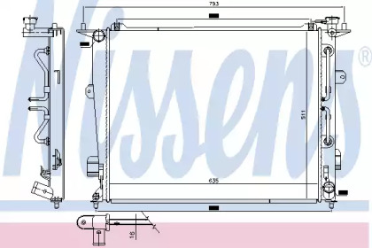 Теплообменник NISSENS 675047