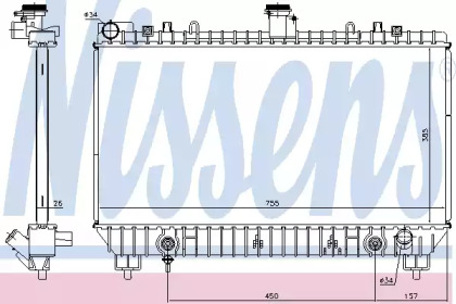 Теплообменник NISSENS 69097