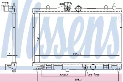 Теплообменник NISSENS 68794