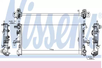 Теплообменник NISSENS 63568