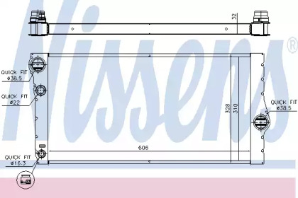 Теплообменник NISSENS 60769