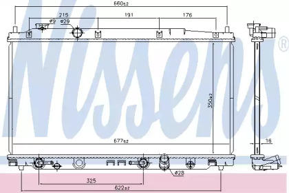 Теплообменник NISSENS 681374