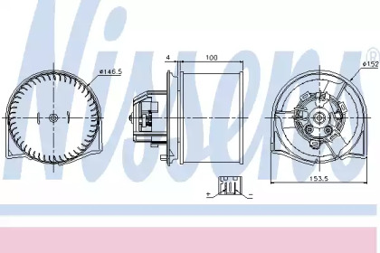 вентилятор NISSENS 87026