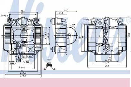 вентилятор NISSENS 87110