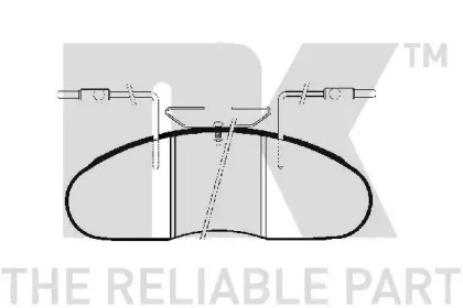 Комплект тормозных колодок NK 223923