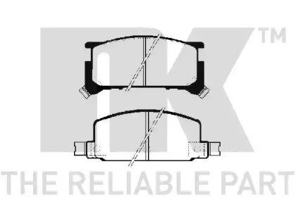 Комплект тормозных колодок NK 224404