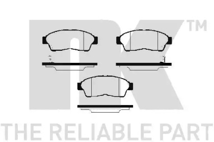 Комплект тормозных колодок NK 224536
