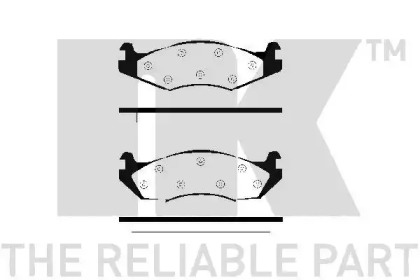 Комплект тормозных колодок NK 229966