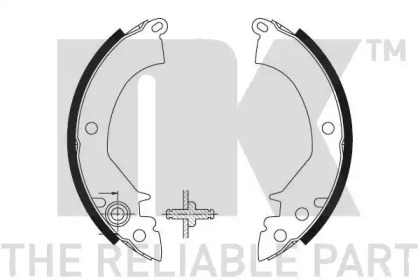 Комлект тормозных накладок NK 2730384