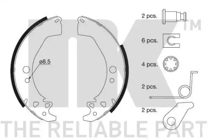 Комлект тормозных накладок NK 2737649