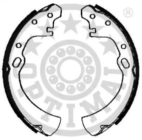 Комлект тормозных накладок OPTIMAL BB-6490