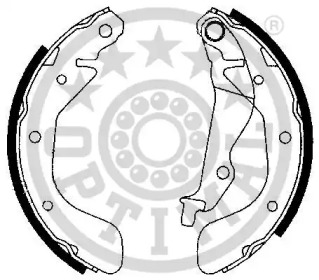 Комлект тормозных накладок OPTIMAL BB-7259