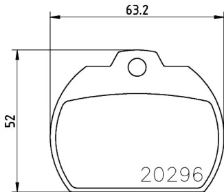 Комплект тормозных колодок PAGID T0205