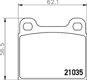 Комплект тормозных колодок PAGID T4114