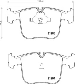 Комплект тормозных колодок PAGID T1134