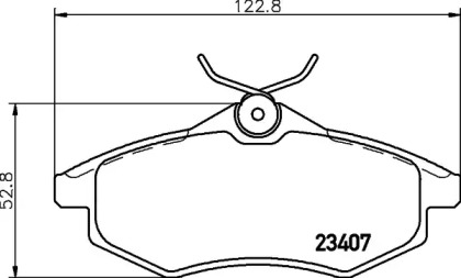 Комплект тормозных колодок PAGID T1324