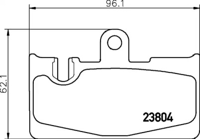 Комплект тормозных колодок PAGID T1483