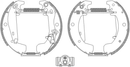 Комлект тормозных накладок PAGID R1045