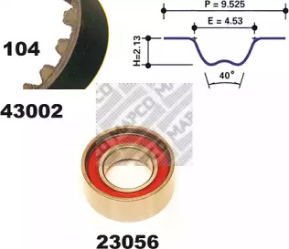 Ременный комплект MAPCO 23002