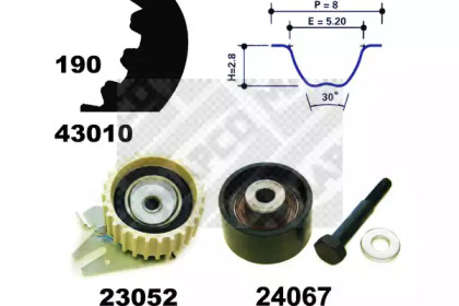 Ременный комплект MAPCO 23010