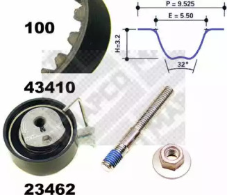 Ременный комплект MAPCO 23410