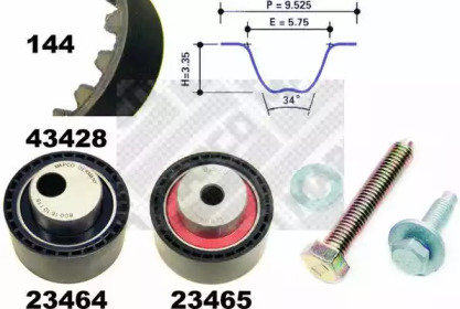 Ременный комплект MAPCO 23428